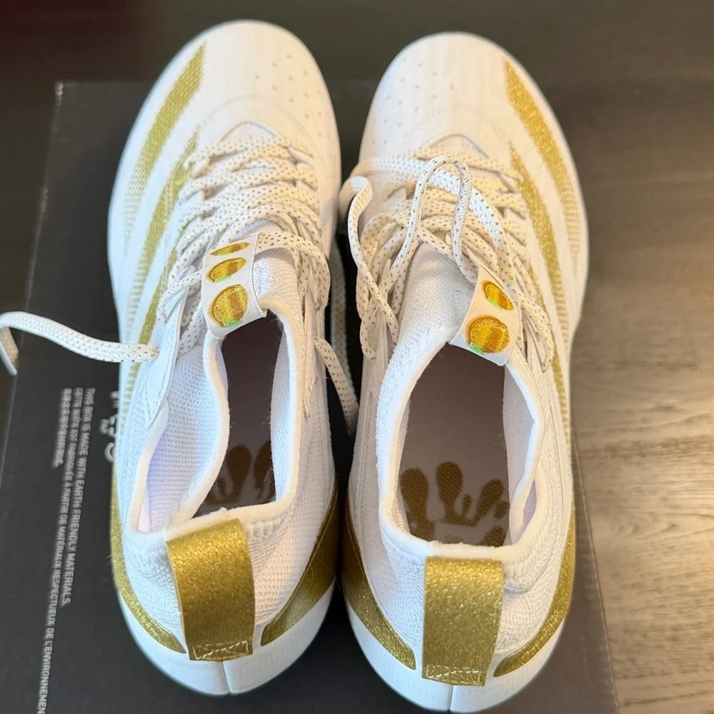 Adidas Mens Adizero Impact Molded Football Cleats Size 10 Gold Brand New!